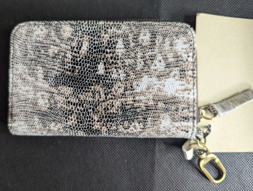 Hobo Card Case, Wallet - Waver Lizard Print, Hobo Go, NWT - Picture 7 of 7